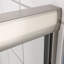 Porte de douche coulissante double en verre transparent de 44 po à 48 po de largeur x 70 po de hauteur