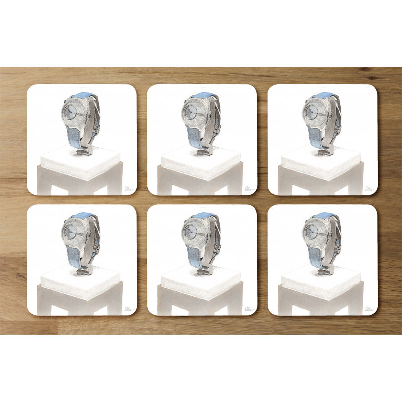 Square 6 Piece Coaster Set