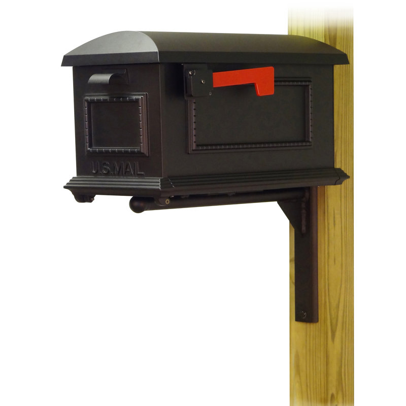Aluminum Post Mounted Mailbox