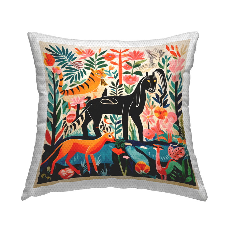 Coussin intérieur/extérieur Floral