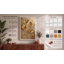 Golden Starflowers Botanical - Wrapped Canvas-1507759452-1507759453