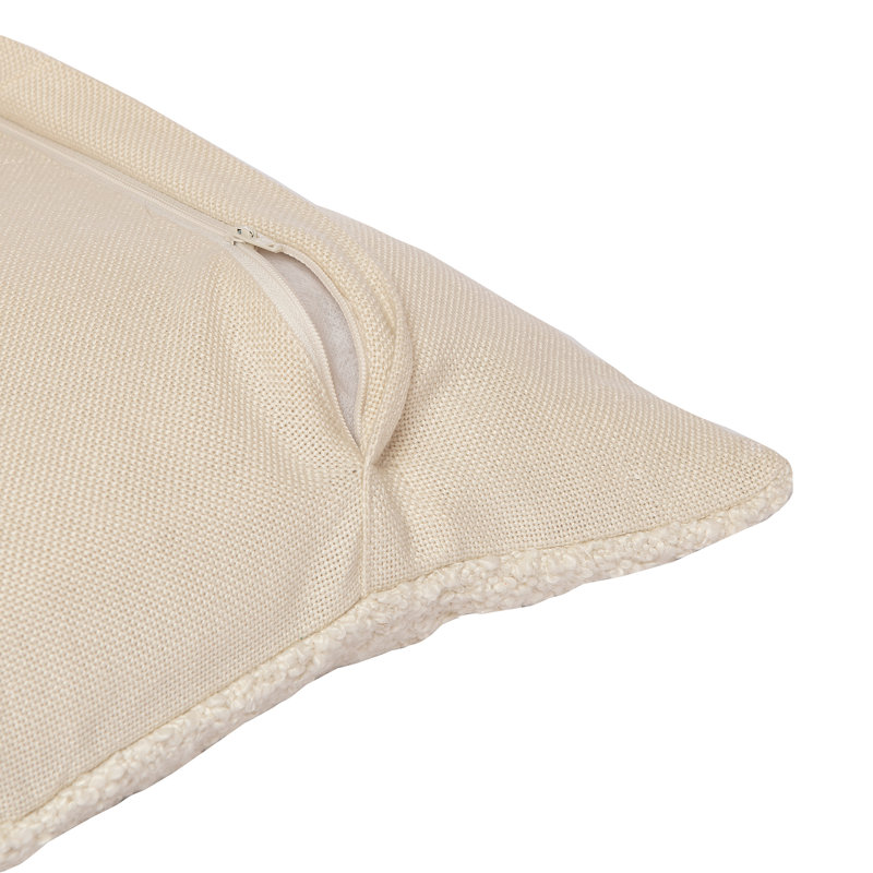 Coussin Boucle, Inférieur, H 20 po x l 20 po, Vert