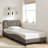 Bed Frame without Mattress Hvar Dark Brown 90x200 cm Fabric-2070905443-2070905433