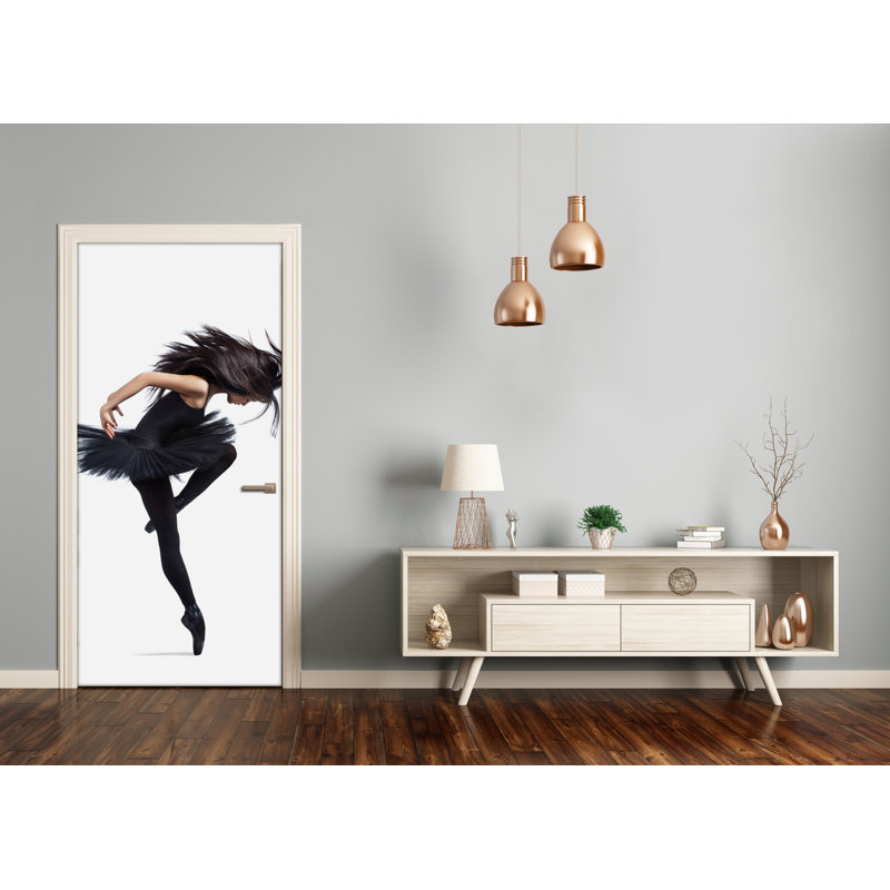 People Ballerina Door Decal