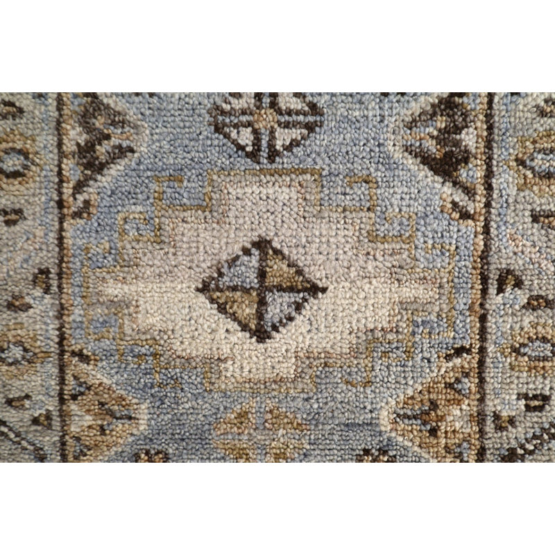 Oriental Area Rug in Gray