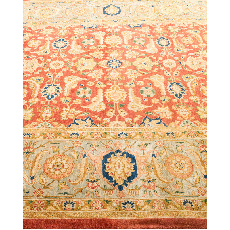 Classic One-of-a-Kind 6' 2" x 9' 2" Hand Knotted Area Rug
