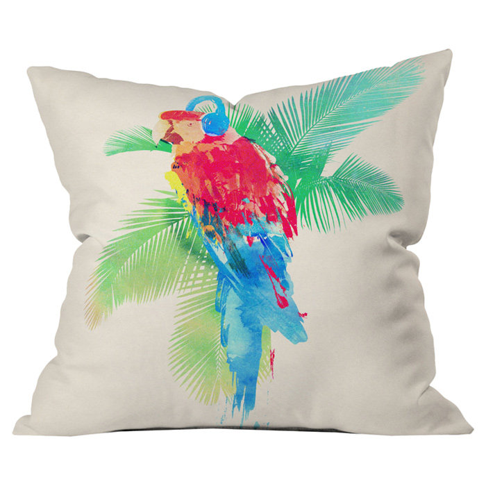 Coussin extérieur fête tropicale robert farkas, 26 po x 26 po