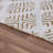 Tan/ White Diamond Modern Flatweave Cotton/Polyester Indoor Area Rug-224137211