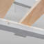 Lit simple superposé au dessus d'un lit double avec escalier de rangement, garde-robe, USB et lit léger, gris-631858783