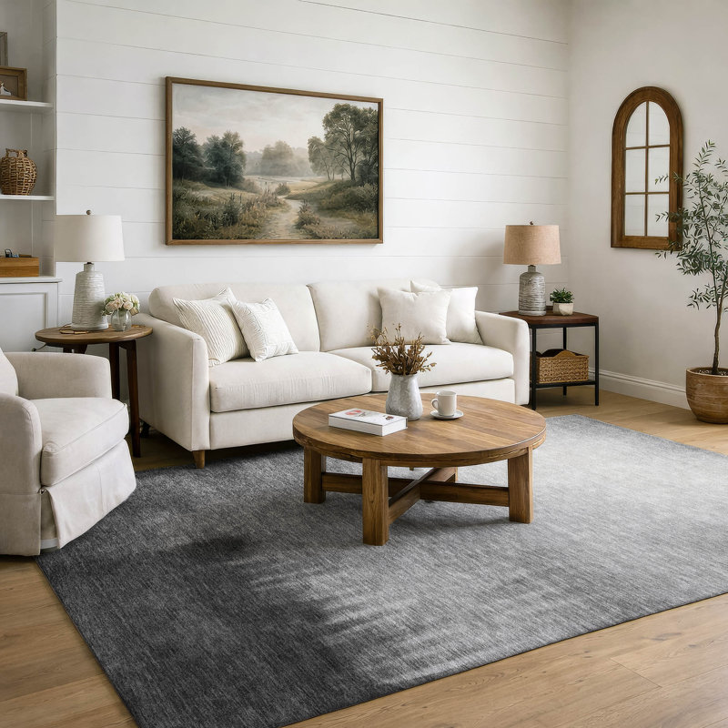 Tapis dégradé de qualité supérieure Mayfield AMF2420, Gris, 10 pi x 14 pi