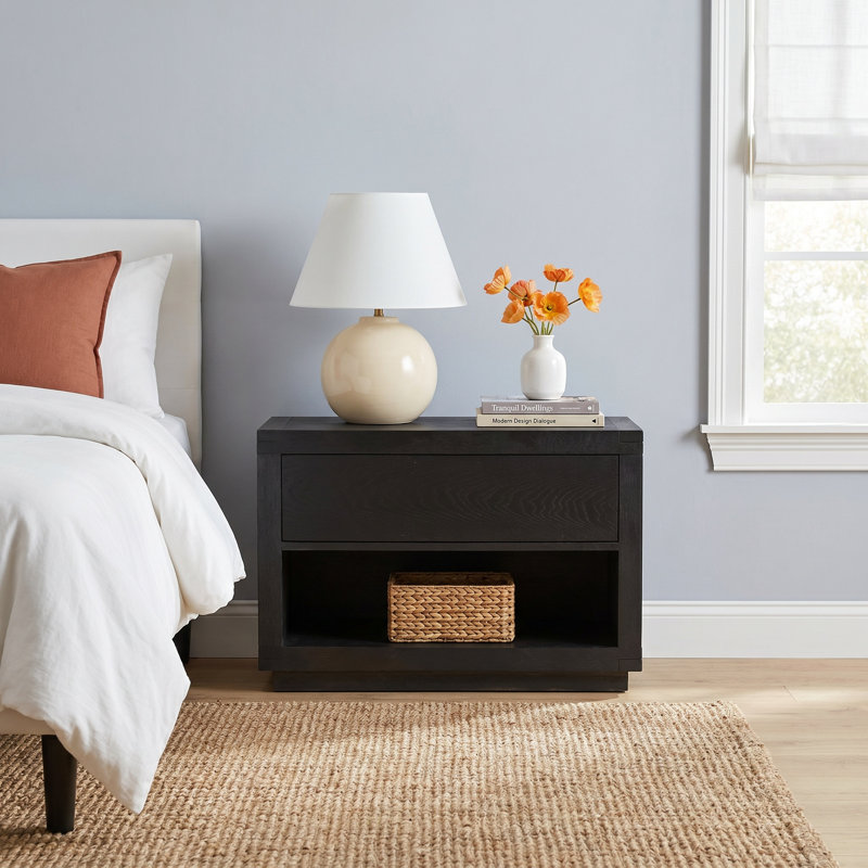Nemo 36'' W Nightstand, Black