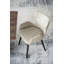 Fauteuil à oreilles en tissu Avril-841329561