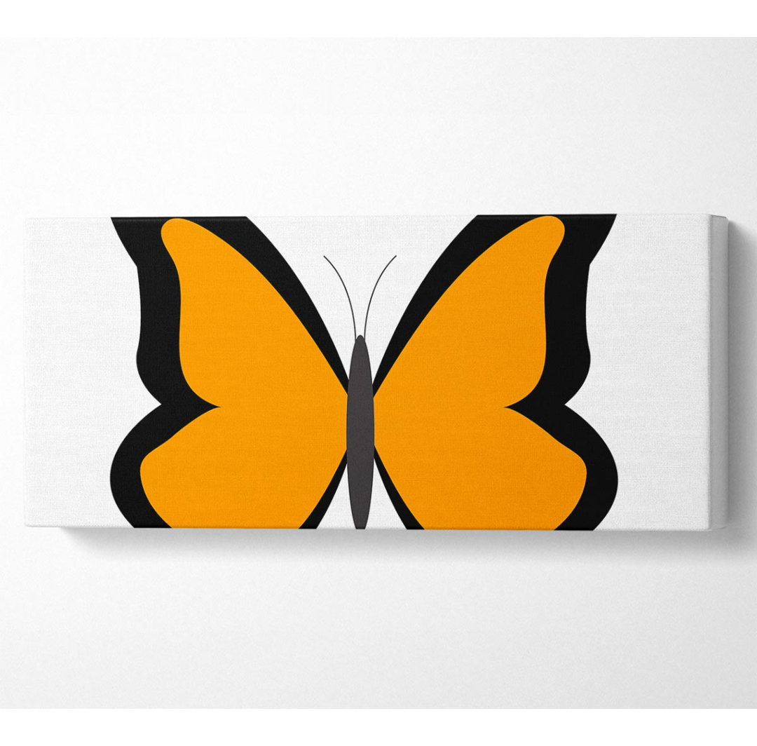 Orange Schmetterling - Kunstdrucke auf Leinwand