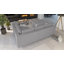 Corner Sofa And Footstool with Wooden Legs In Scandinavian Style Knutsford-58350951-58350955