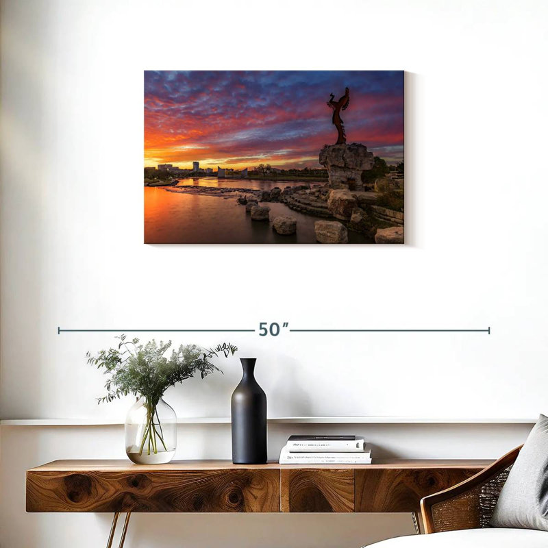 Kavia Wichita Sunset Horizon, 20" H x 30" W