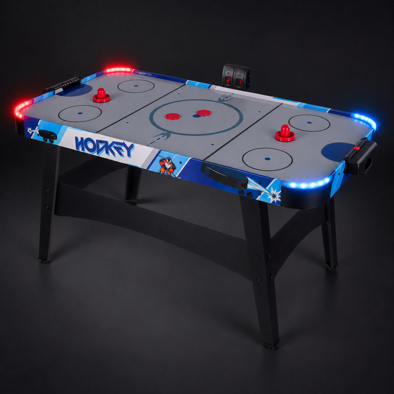 Table de hockey sur coussin d'air DEL 48 po Rioloiuy