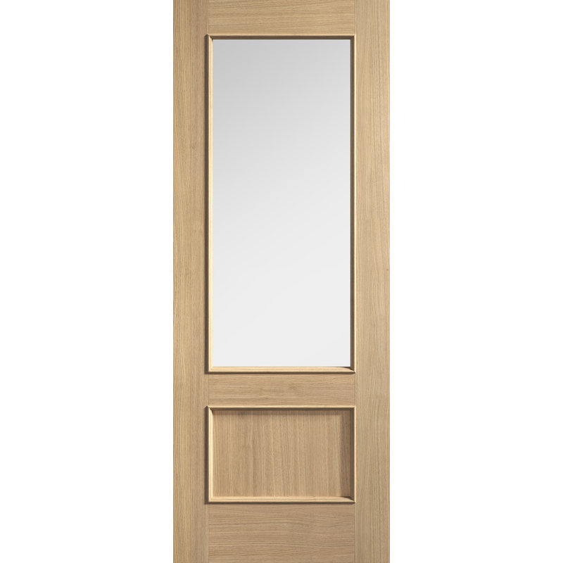 Murcia Glazed Internal Door, Brown, 68.6cm x 198.1cm