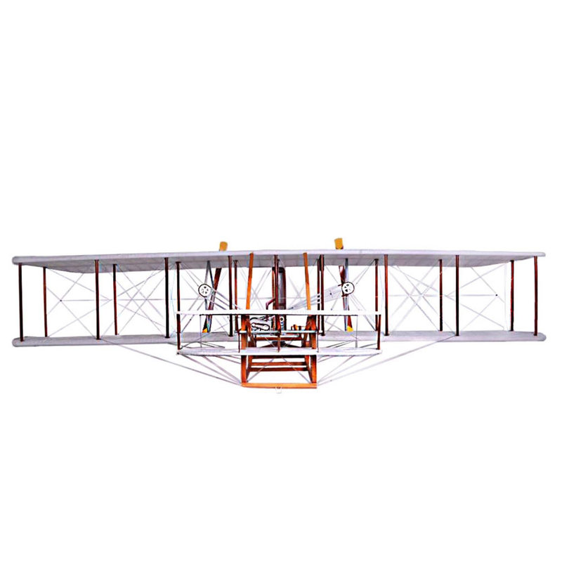 Sculpture en coquillage Wright Brothers, H 10,25 po x l 24,5 po x P 47,5 po