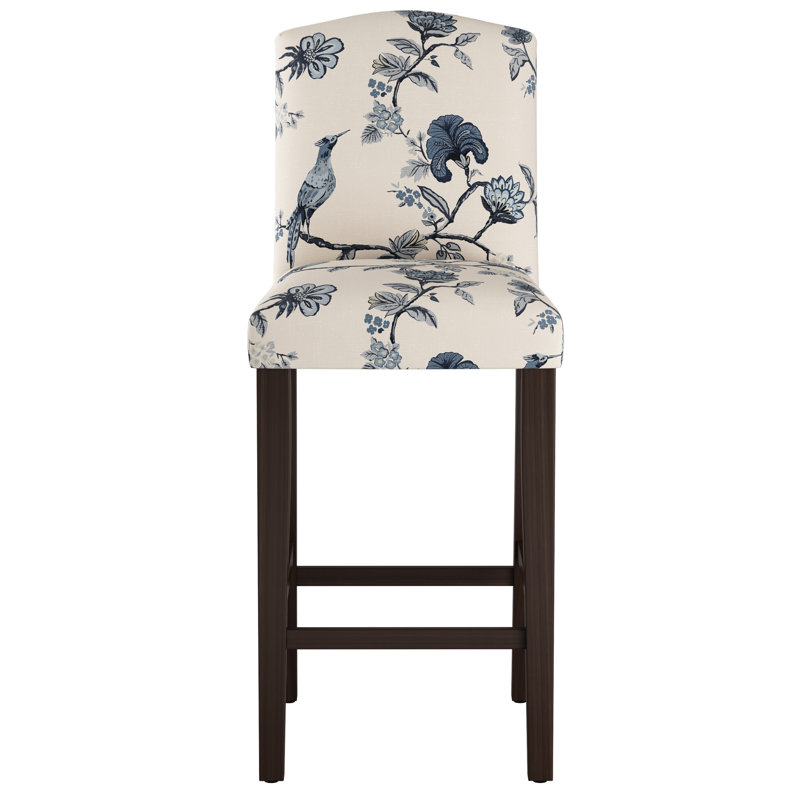 Tabouret de bar et de comptoir April, Tabouret de bar (siège d'une hauteur de 31 po), Indigo Shaana, Bois noir