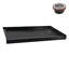 Base de douche en alcôve en acrylique noir brillant avec drain central 60 po x 36 po Streamline NT-2124-60BL-AL, bonde incluse