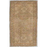 Vintage One-of-a-Kind Rectangle 1'11" X 3'2" Hand Knotted Area Rug