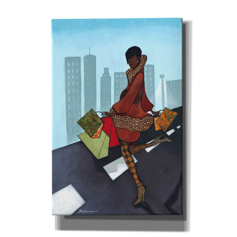 «Take Over» par Phyllis Stephens, art mural sur toile, H 26 po x l 18 po x P 0,75 po