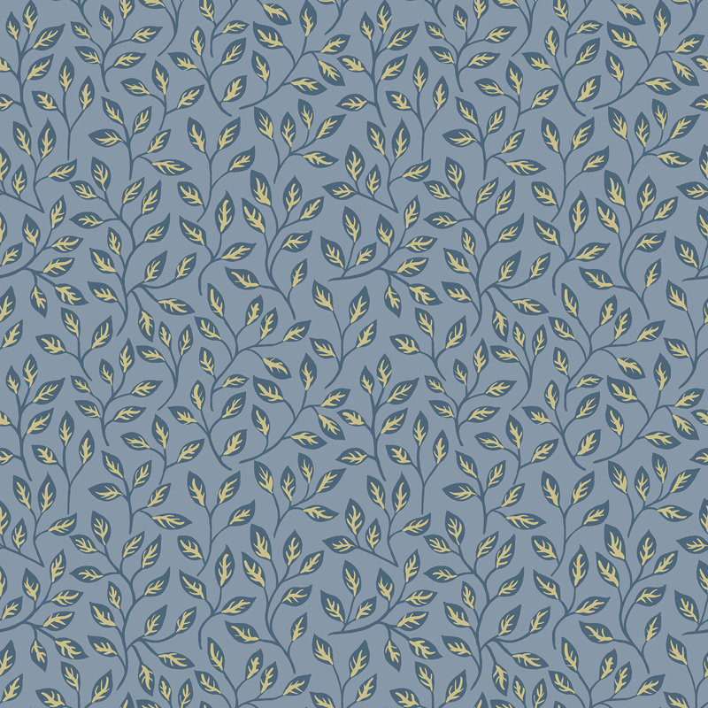 Bryanna 1005cm x 53cm Matte Wallpaper Roll, Blue
