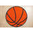 Furnish My Place Basketball Round Play Area Rugs for Kids | Round Shaped | Kindergarten Classrooms and Playrooms | Contemporary Design | Multicolor-930191494