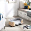 Lit surélevé de style scandinave pour petits animaux, avec structure en bois massif, dossier courbé, coussin en velours lavable, matériau respirant, mousse rebondie, - Scratch, imperméable, teint, assemblage rapide, gris-1035103617-1035103616