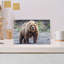 Majestic Grizzly Bear Contemporary Wall Art Print by Jeffrey C. Sink - 1 Piece Wrapped Canvas Wall Art-1305222368