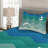 Dolphins Coastal Polyester Coverlet-41891970