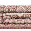 Tapis intérieur / extérieur rouge rouille en polypropylène tissé à la machine Archange-614639859