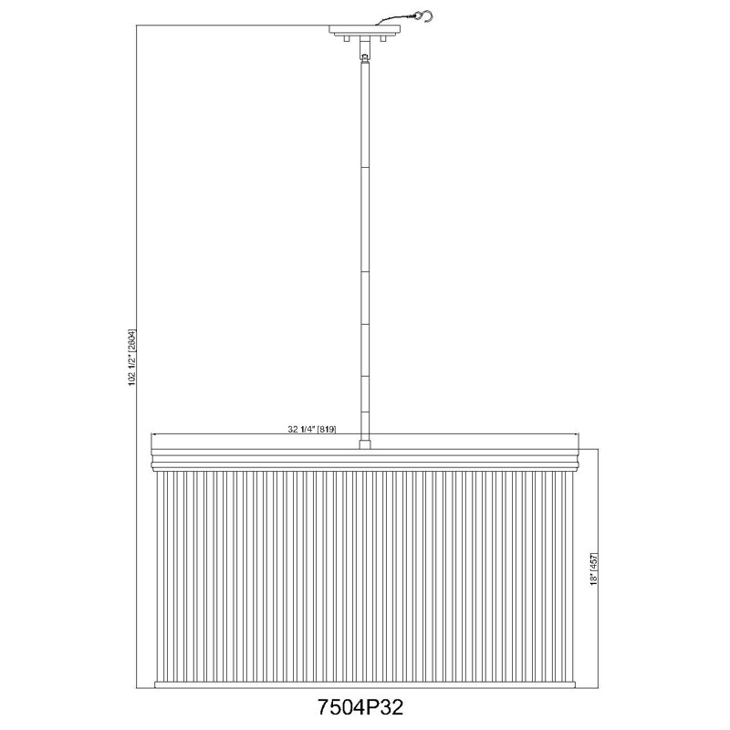 Izabela 9 - Light Steel Dimmable Drum Chandelier, Matte Black