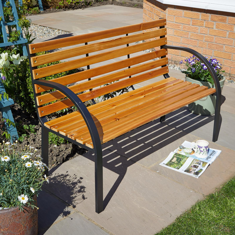 Lupine Manufactured Wood Wood Outdoor Bench