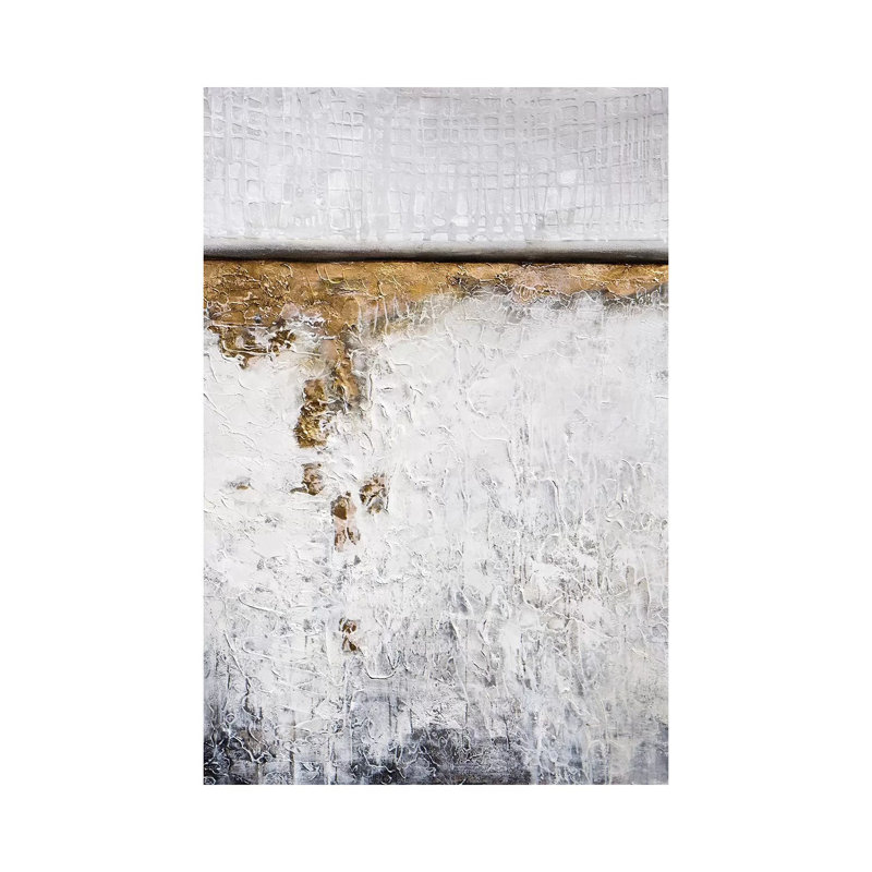 Out Of The Depths - Painting on Canvas, 20.32 cm H x 30.48 cm W, Wrapped Canvas