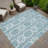 Machine Washable Indoor/Outdoor Chantille ACN2344 Geometric Rug-208635857