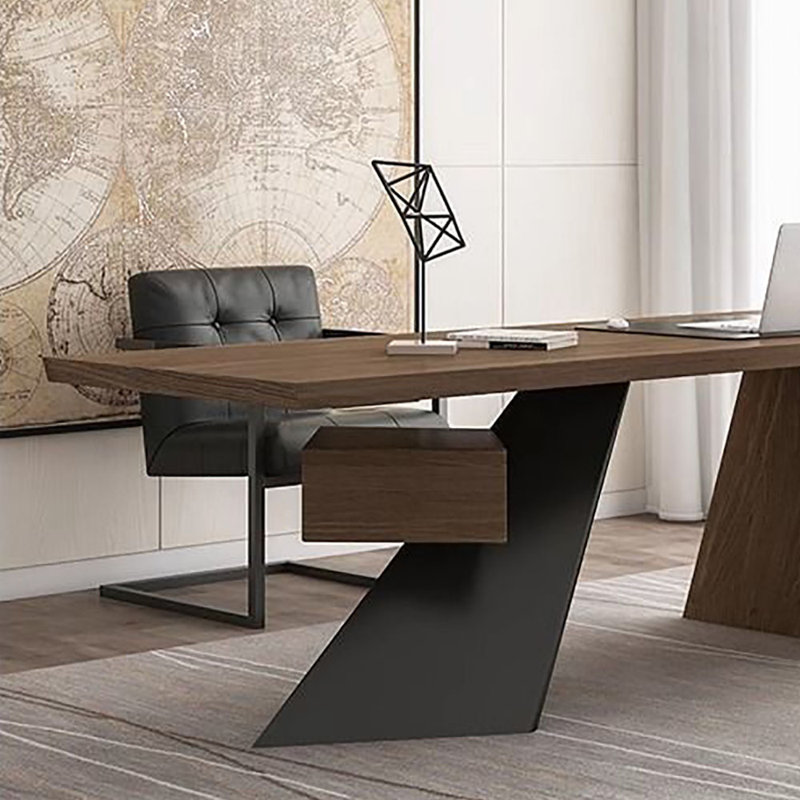 Bureau double caisson Modern, H 29,5 po x l 59,1 po x P 27,6 po