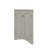 Triangular Corner Cabinet With Adjustable Shelves And Chic Doors-1413908225