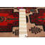 Tapis rectangulaire nouvel âge en laine 2 pi 10 po x 4 pi 7 po One-of-a-Kind