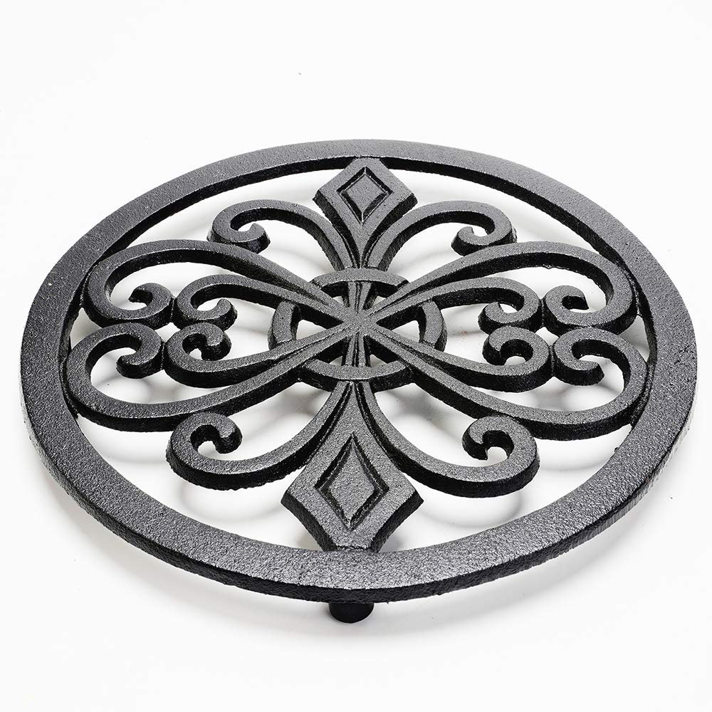 Rustic Metal Trivet Heart Decor Gifts - Designer Kitchenware