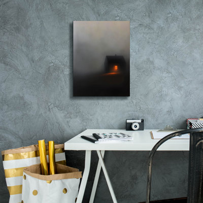 «House In Fog» par Svetlana Aleynikova, art mural sur toile