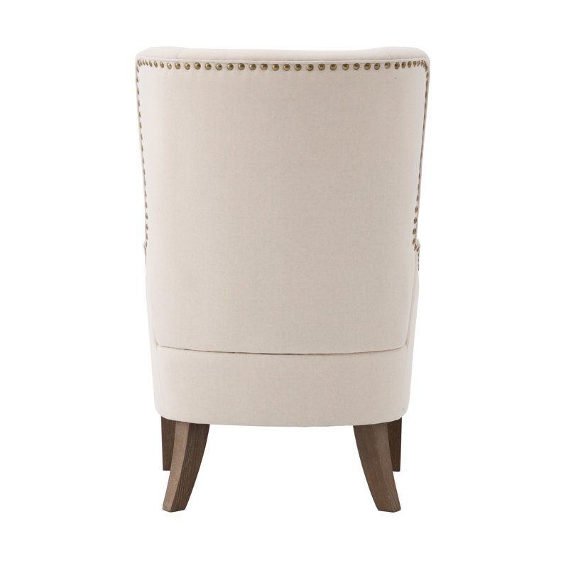 Flemington 27" Wide Polyester Wingback Chair