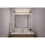 Barre de meuble-lavabo à DEL intégrée 24 po en nickel brossé contemporain, énergie intelligente et DEL lumineuse, 230 lumens 12 W, 3 options de température de couleur 3000 K 4000 K 5000 K, fonctionnalité à intensité variable,