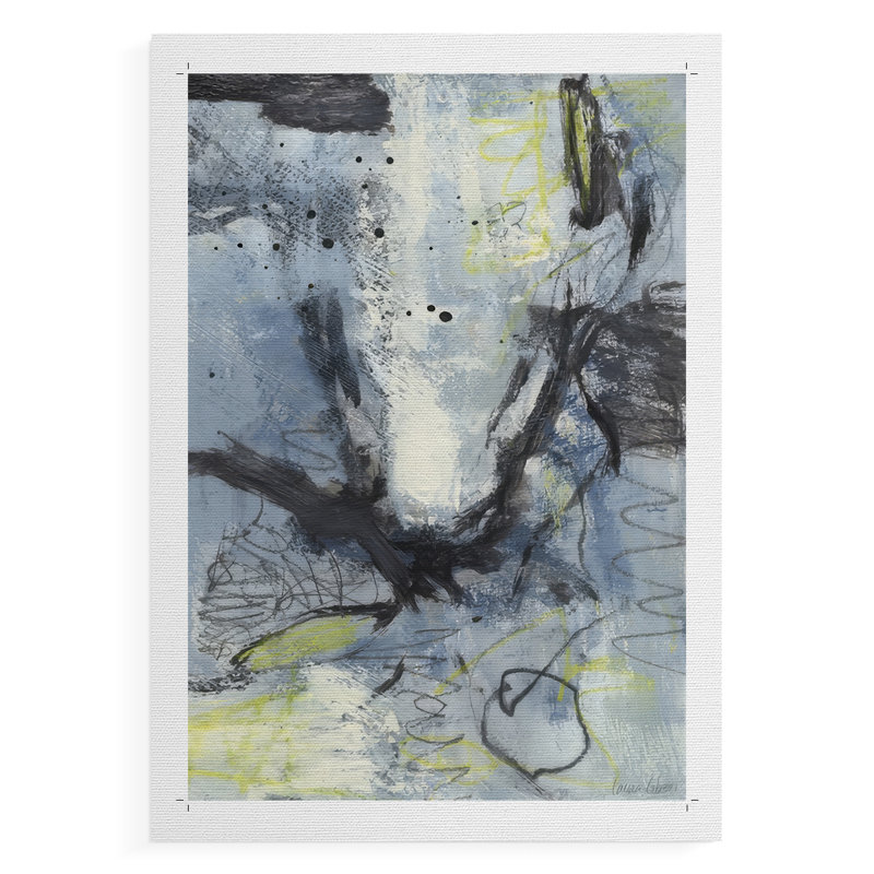 My Mixed Emotion - Impression sur toile seulement - NON-CADRE, H 18 po x l 12 po