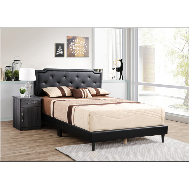 Sleek And Functional Full Bed