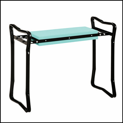 Ergonomic Padded Garden Kneeler and Seat Bench, Foldable Design for Comfort and Support in Gardening