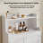 Gizoon Free-Standing Bathroom Cabinet With Adjustable Shelf And A Niche-644319353