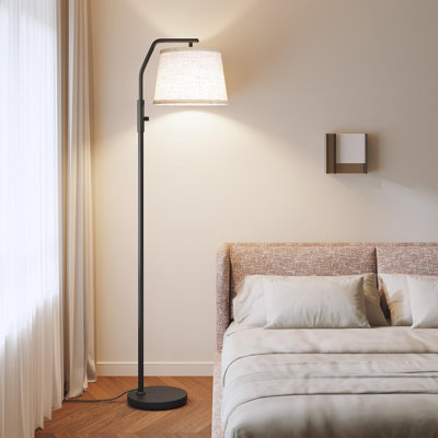 Lampe sur pied à arc moderne à intensité variable