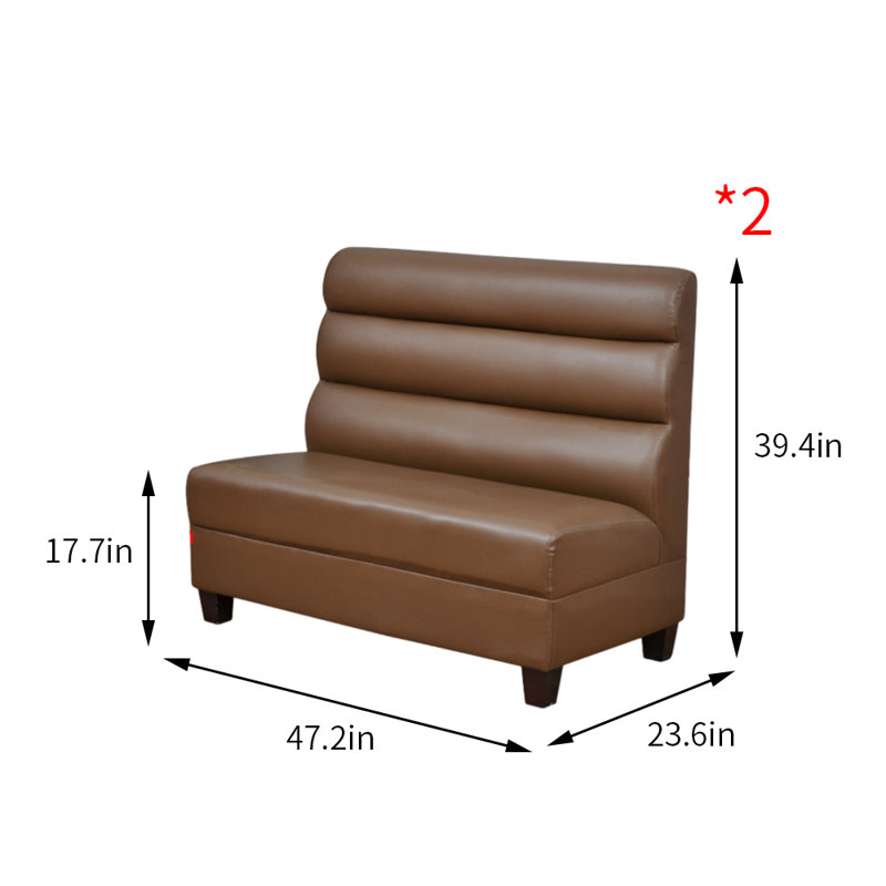 Banc rembourré en similicuir