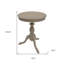 Table de bout à piédestal Hollain-341734077